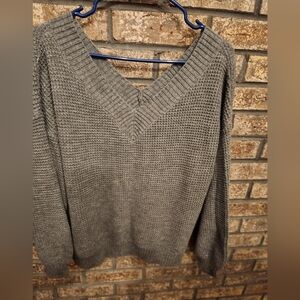 Gray Knit Sweater